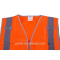 A visibilidade reflexiva Zipped refletiva Workwear do VIS do ANSI olá! Fluorescente colore a veste alta da segurança da visibilidade para trabalhadores portuários